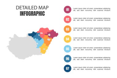 Macaristan 'ın Modern Detaylı Harita Bilgileri