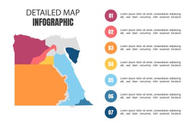 Mısır 'ın Modern Detaylı Harita Bilgileri