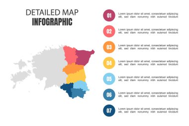 Estonya 'nın Modern Detaylı Harita Bilgileri
