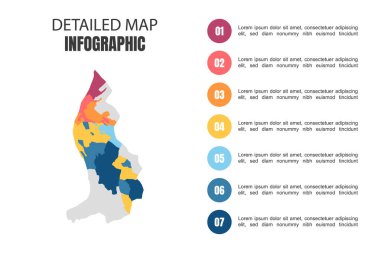 Lihtenştayn 'ın Modern Detaylı Harita Bilgileri