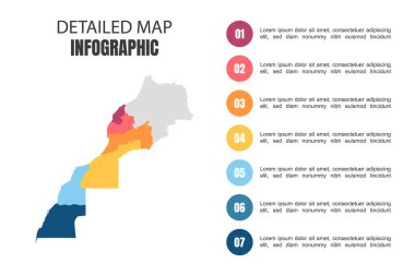 Fas 'ın Modern Detaylı Harita Bilgileri