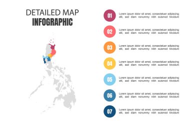 Filipinler 'in Modern Detaylı Harita Bilgileri