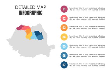Romanya 'nın Modern Detaylı Harita BilgisiComment