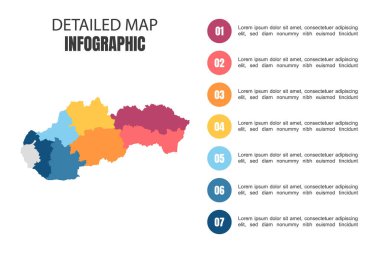 Slovakya 'nın Modern Detaylı Harita Bilgileri
