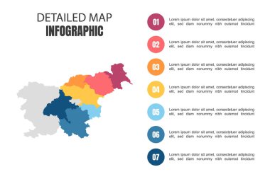 Slovenya 'nın Modern Detaylı Harita Bilgileri