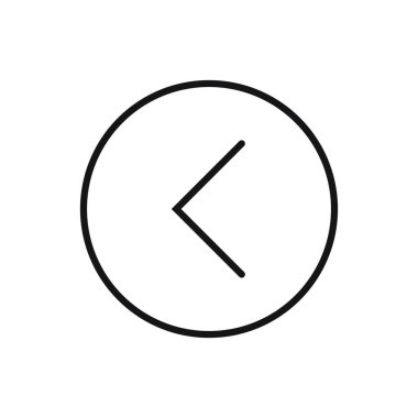 Düzenlenebilir ok çizgisi simgesi. Beyaz arkaplanda vektör çizimi izole edildi. Web sitesi ya da mobil uygulama için kullanılacak