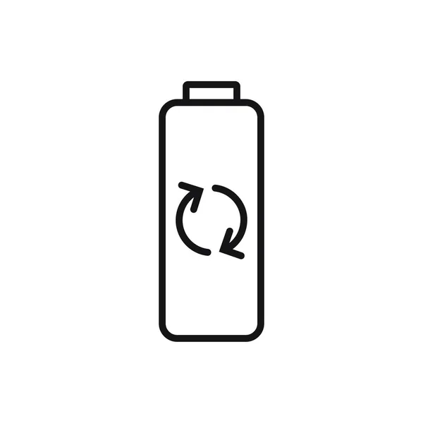 Editierbares Batterieleitungssymbol Vektor Illustration Isoliert Auf Weißem Hintergrund Verwendung Für — Stockvektor
