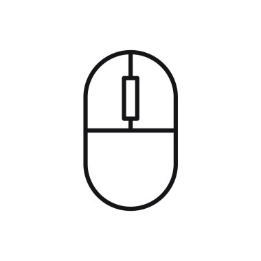 Düzenlenebilir Fare satırı simgesi. Beyaz arkaplanda vektör çizimi izole edildi. Web sitesi ya da mobil uygulama için kullanılacak