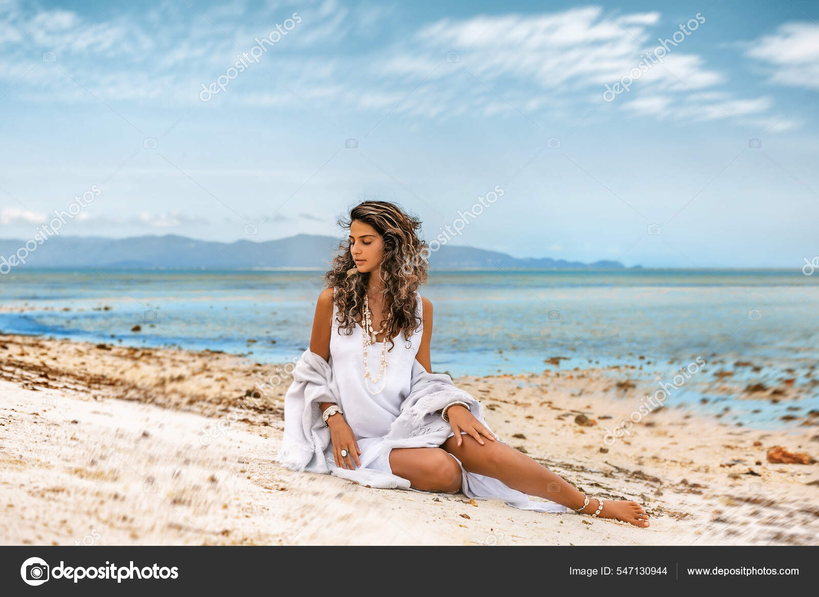 Vestidos brancos para hot sale fotos na praia