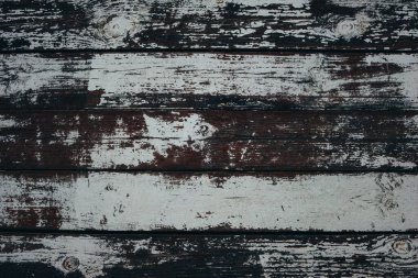 White painted old wooden floor texture. Background for design. Backdrop.