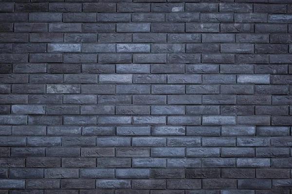 Dark Grey Brick Tiles Wall Texture Background Backdrop Design — Stock fotografie
