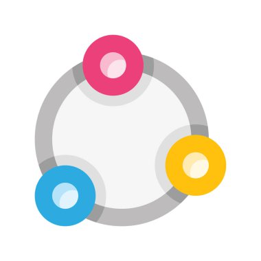 Hücreler web simgesi, beyaz arkaplanda izole edilmiş basit vektör illüstrasyonu 