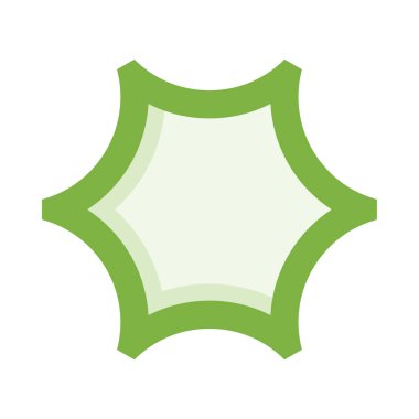 Soyut şekiller web simgesi, beyaz arkaplanda izole edilmiş basit vektör illüstrasyonu 