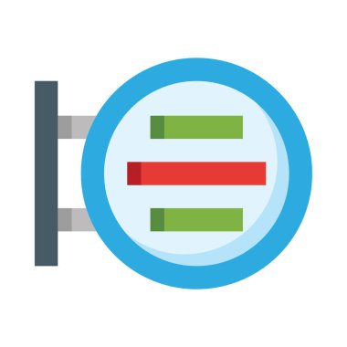 Web reklam simgesi, beyaz arkaplanda izole edilmiş basit vektör illüstrasyonu 