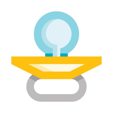 Bebek meme ucu web simgesi, beyaz arkaplanda izole edilmiş basit vektör illüstrasyonu 