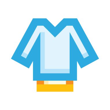 Bluz web simgesi, basit vektör illüstrasyonu beyaz arkaplanda izole edildi 