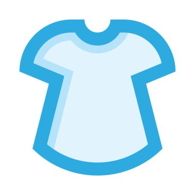 Giysi web simgesi, basit vektör illüstrasyonu beyaz arkaplanda izole edildi