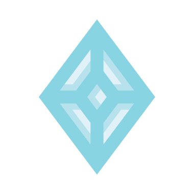 Mücevher web simgesi, beyaz arkaplanda izole edilmiş basit vektör illüstrasyonu 