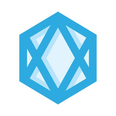 Mücevher web simgesi, beyaz arkaplanda izole edilmiş basit vektör illüstrasyonu 