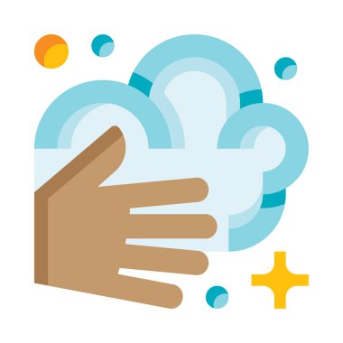 El yıkama web simgesi, beyaz arkaplanda izole edilmiş basit vektör illüstrasyonu 