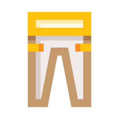 Pantolon web simgesi, basit vektör illüstrasyonu beyaz arkaplanda izole 