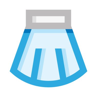 Etek ağ simgesi, beyaz arkaplanda izole edilmiş basit vektör illüstrasyonu 