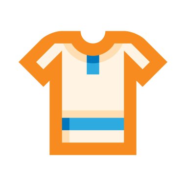 Tişört web simgesi, beyaz arkaplanda izole edilmiş basit vektör illüstrasyonu 