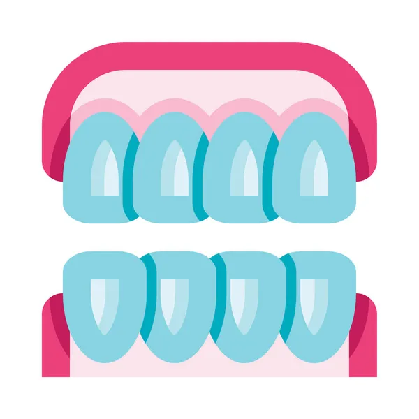 Zahnmedizin Web Symbol Einfache Vektordarstellung Isoliert Auf Weißem Hintergrund — Stockvektor