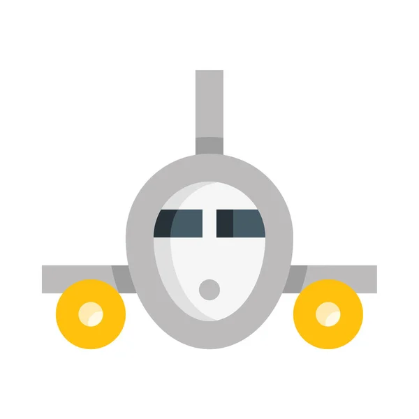 Ikona Samolotu Web Prosty Wektor Ilustracja Izolowana Białym Tle — Wektor stockowy