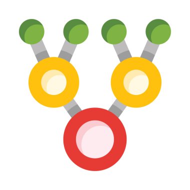 Basit simge vektör illüstrasyonu reklam ediliyor