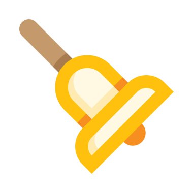 Bell basit simge vektör illüstrasyonu