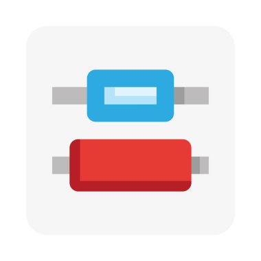 Basit simge vektör illüstrasyonunu dağıt