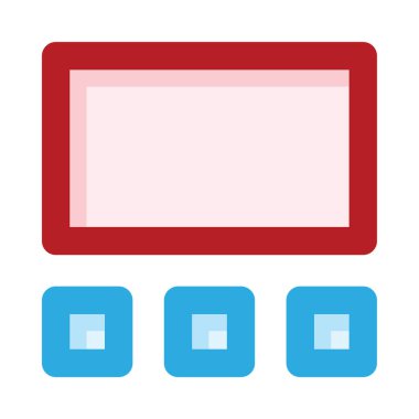 Basit simge vektör illüstrasyonunu düzenle