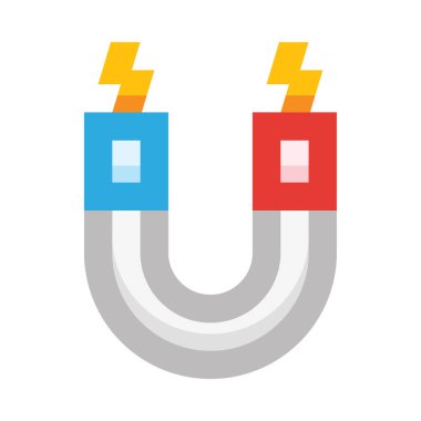 Magnet basit simge vektör çizimi