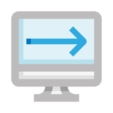 Basit simge vektör illüstrasyonunu izle