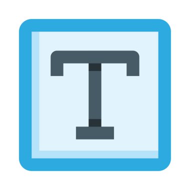 Basit vektör simgesi yaz