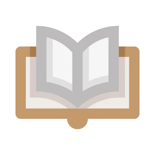 Knihu Jednoduchý Ikona Vektorové Ilustrace — Stockový vektor