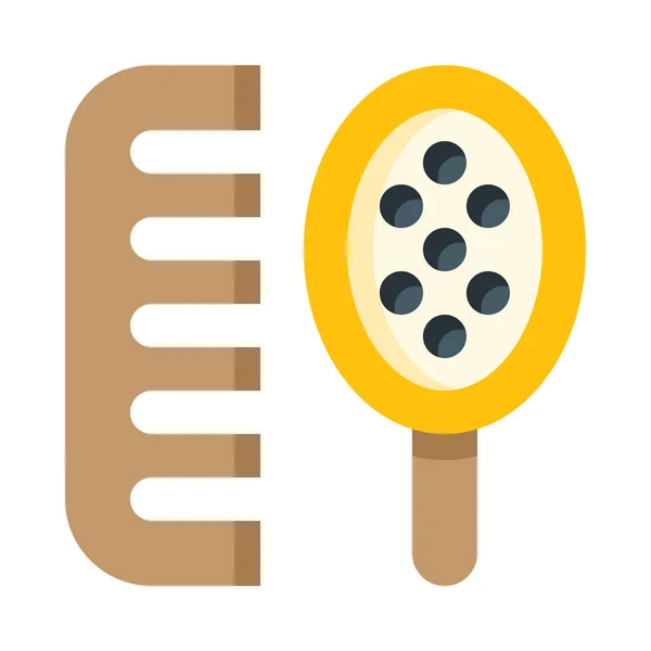 Combs Simple Icon Vector Illustration — Stock Vector