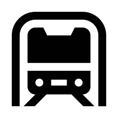 tren web simgesi, basit vektör illüstrasyonu beyaz arkaplanda izole edildi