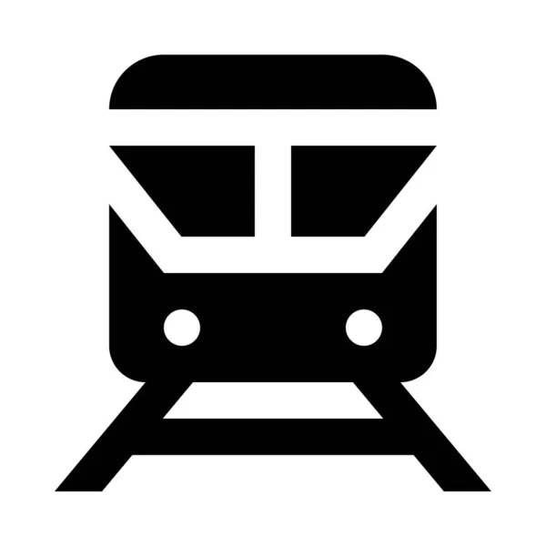 Ikona Pociągu Web Prosty Wektor Ilustracji Izolowane Białym Tle — Wektor stockowy