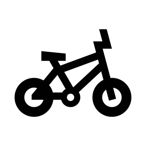 Icona Web Biciclette Semplice Illustrazione Vettoriale Isolata Sfondo Bianco — Vettoriale Stock