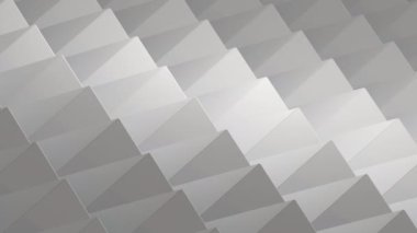 Gri ve beyaz üçgenlerin kusursuz döngüsü.