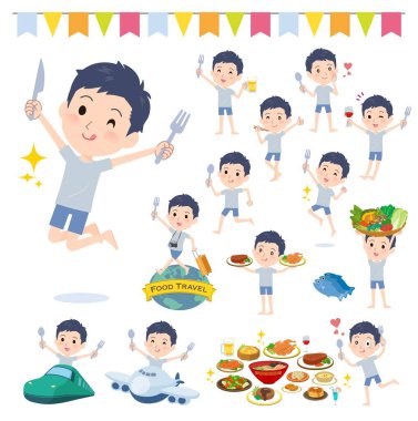 Yemek olaylarında çalışan bir grup ücretsiz avatar. Yönlendirmesi çok kolay bir vektör sanatı..