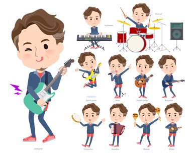 Spor giyim kuşağında rock 'n' roll ve pop müzik çalan bir grup orta yaşlı adam. Yönetmen sanatını düzenlemek çok kolay..