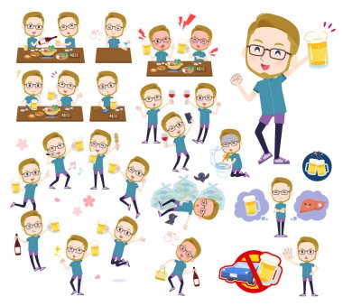 Spor giyim sektöründe alkolle ilgili bir takım sarı saçlı Amerikalı adam. Yönlendirmesi çok kolay..