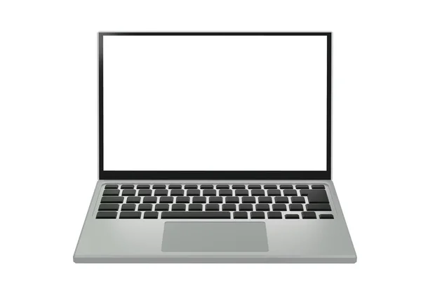Laptop Mit Struktur Frontwinkel — Stockfoto