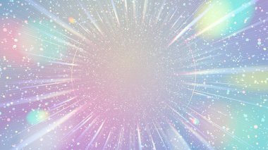 Hologram renkli ışık radyasyon arka planı. Düzenlemesi kolay vektör verileri.