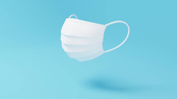 Иллюстрация маски с помощью 3D рендеринга.