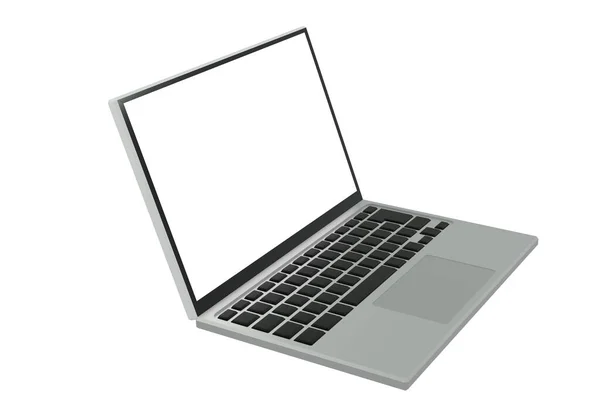 Laptop Dengan Sudut Strukture Diagonal — Stok Foto