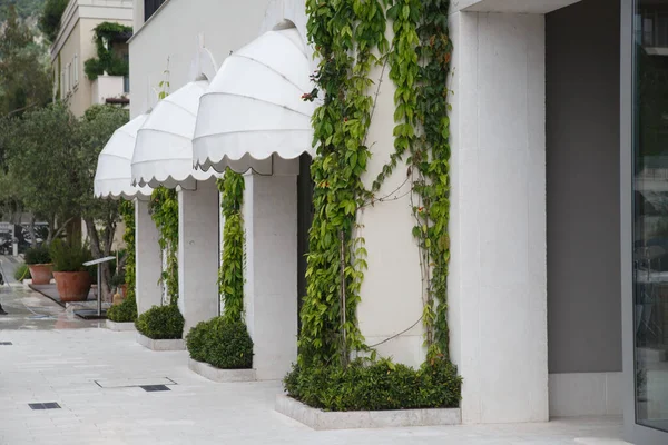 Sakin bir şehir sokağının parçası..